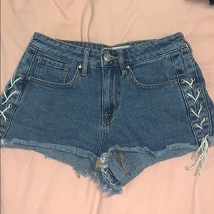 Pacsun tie shorts